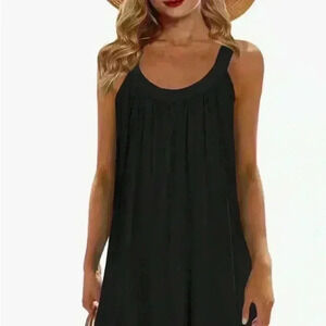 Blue time beach cover up black dress